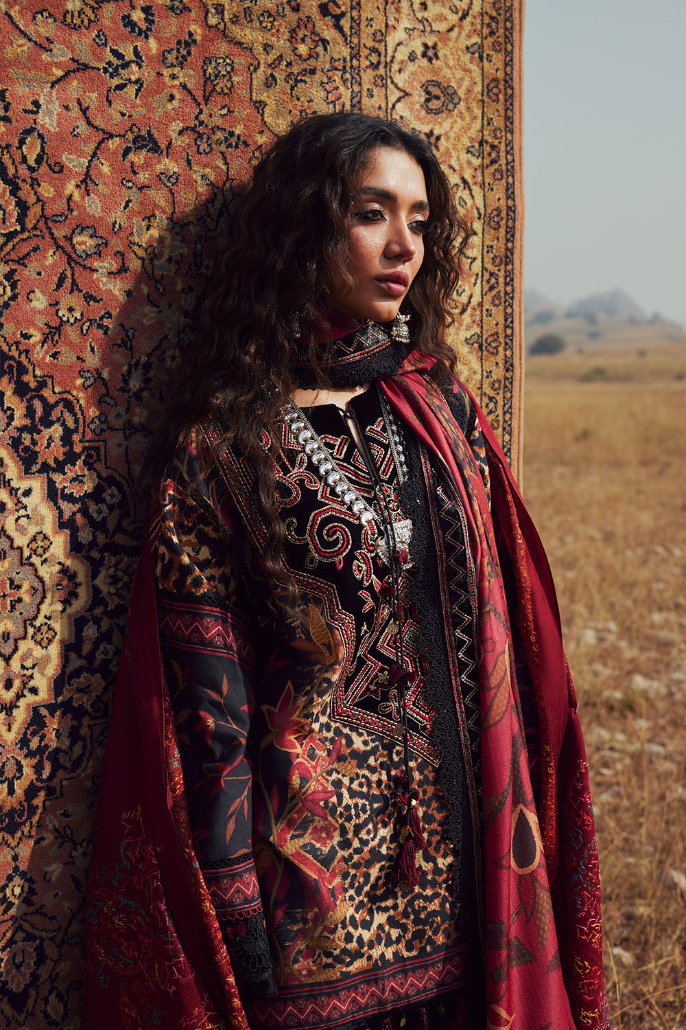 Saira Rizwan | Winter Khaddar 25 | NAZ-SRW25-09 - Official Saira Rizwan stockist in UK - Sakeena London