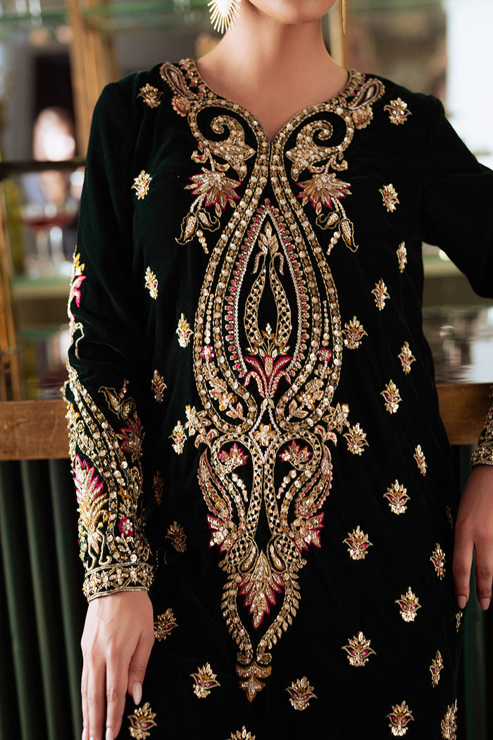 Saira Rizwan | Velvet Pret 25 | EMERA-SRVP25-10 - Official Saira Rizwan stockist in UK - Sakeena London