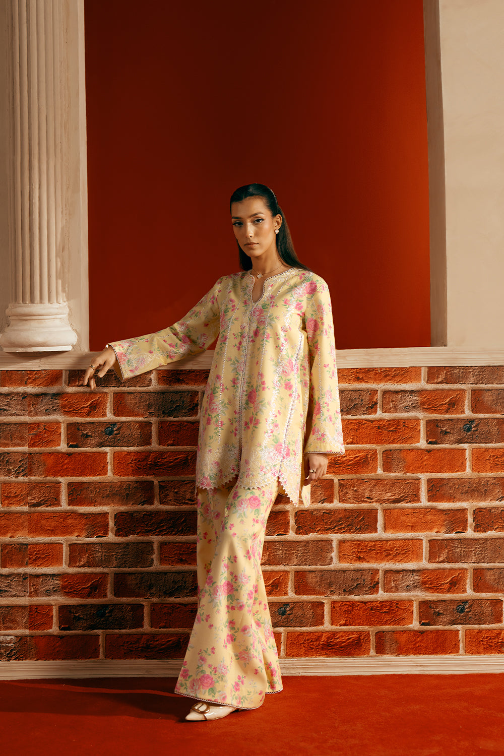Saira Rizwan | Joolie Co ords | YELLOW-JBP25-01 - Official Saira Rizwan stockist in UK - Sakeena London