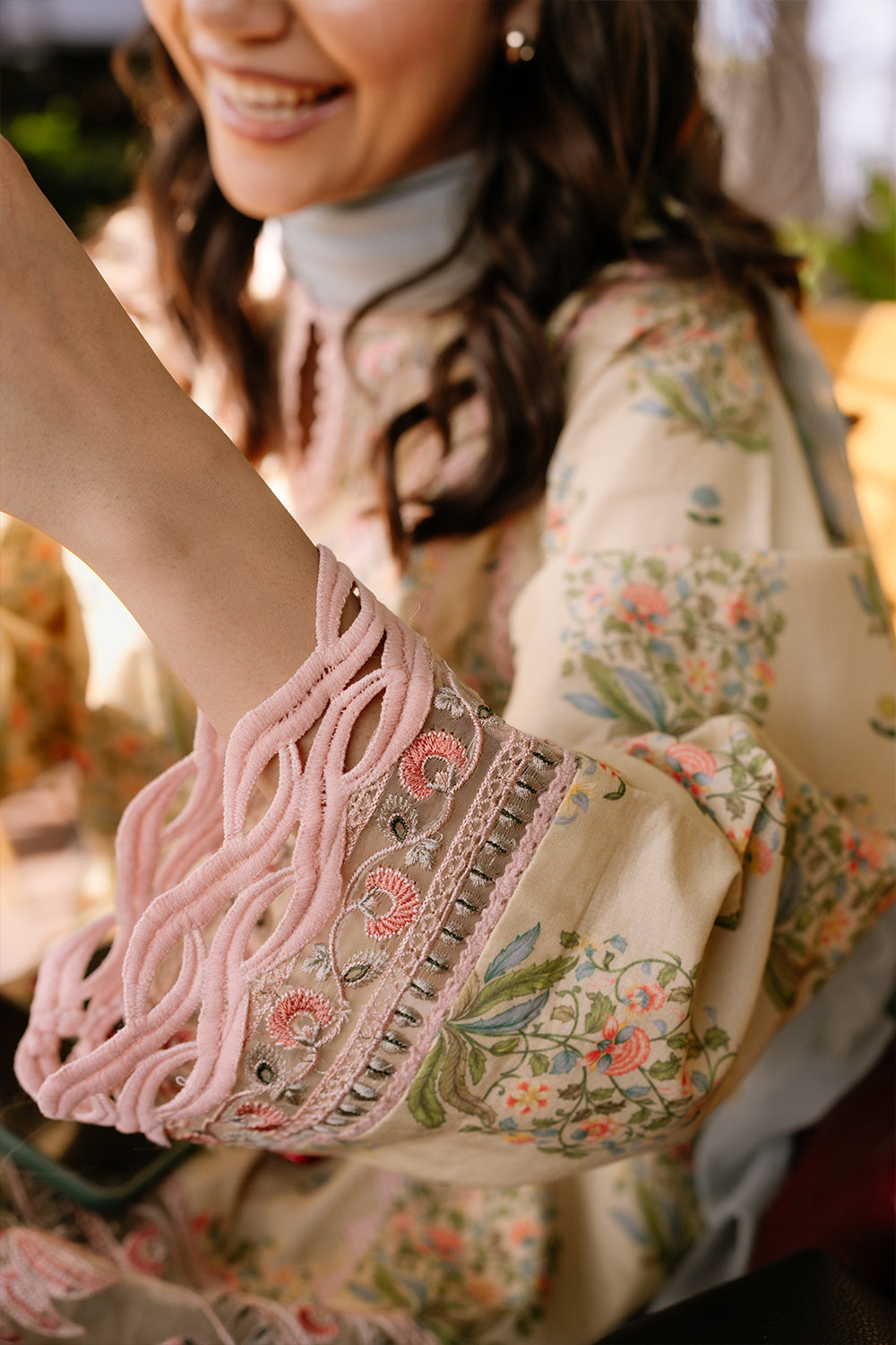 Saira Rizwan | Laanem Summer Lawn 25 | NERIDA-A-SRL25-02 - Official Saira Rizwan stockist in UK - Sakeena London