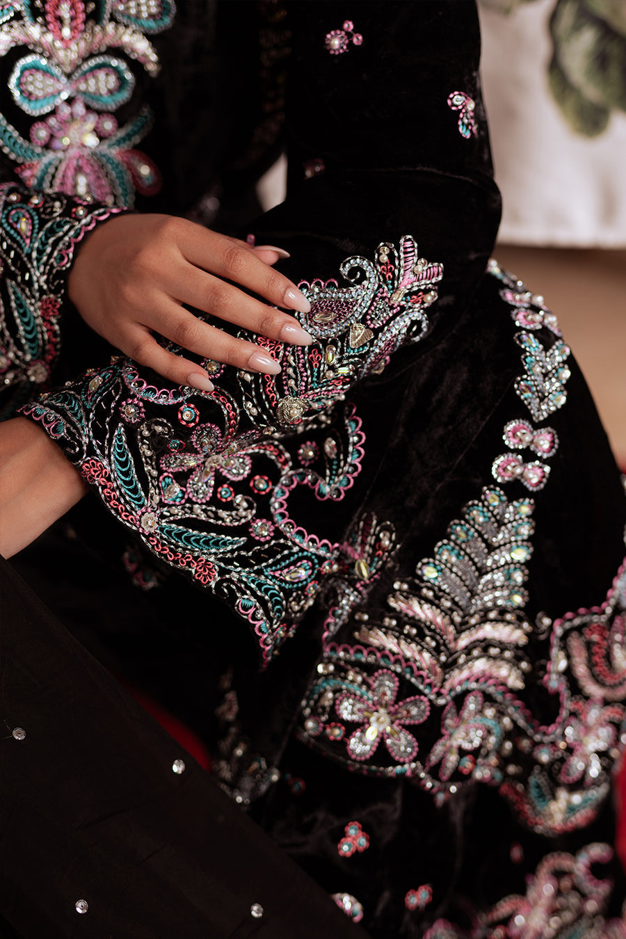 Saira Rizwan | Velvet Pret 25 | ZARQ-SRVP25-03 - Official Saira Rizwan stockist in UK - Sakeena London