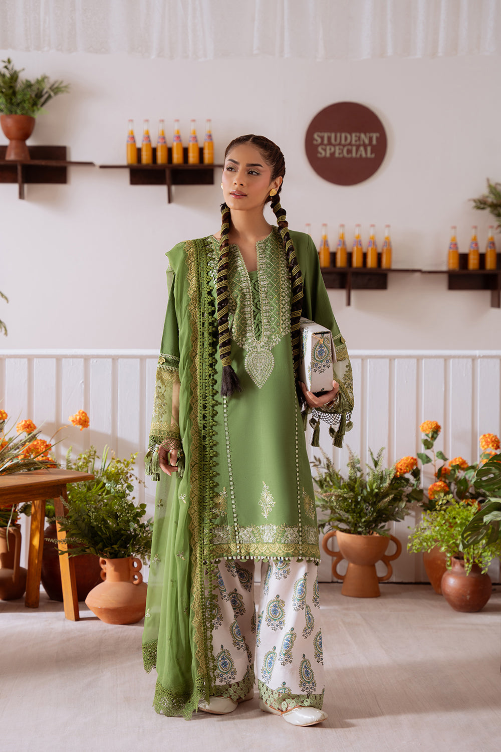 Saira Rizwan | Laanem Summer Lawn 25 | ZAFIRA-A-SRL25-03 - Official Saira Rizwan stockist in UK - Sakeena London