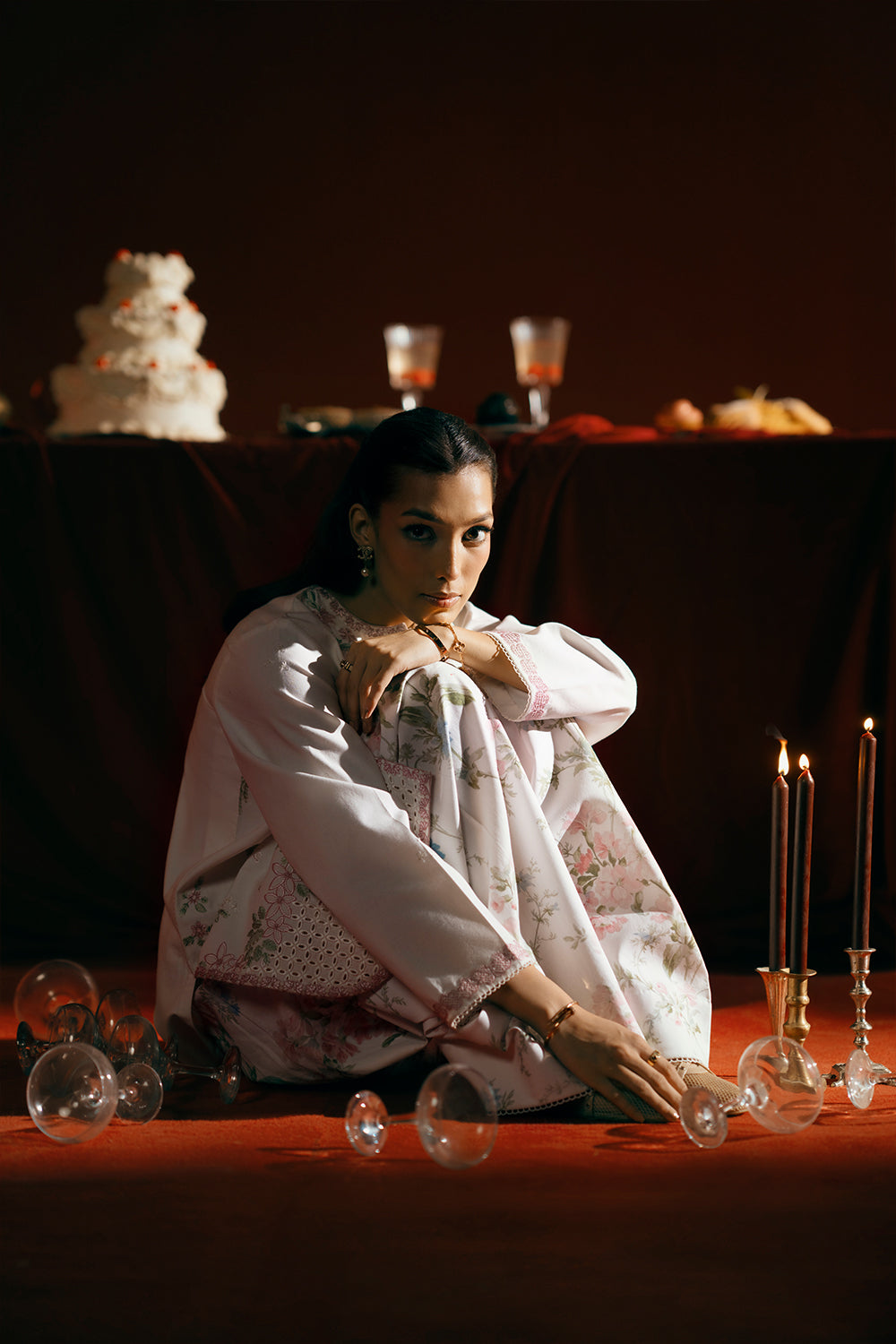 Saira Rizwan | Joolie Co ords |JOOLIE WHITE - JBP25-07 - Official Saira Rizwan stockist in UK - Sakeena London