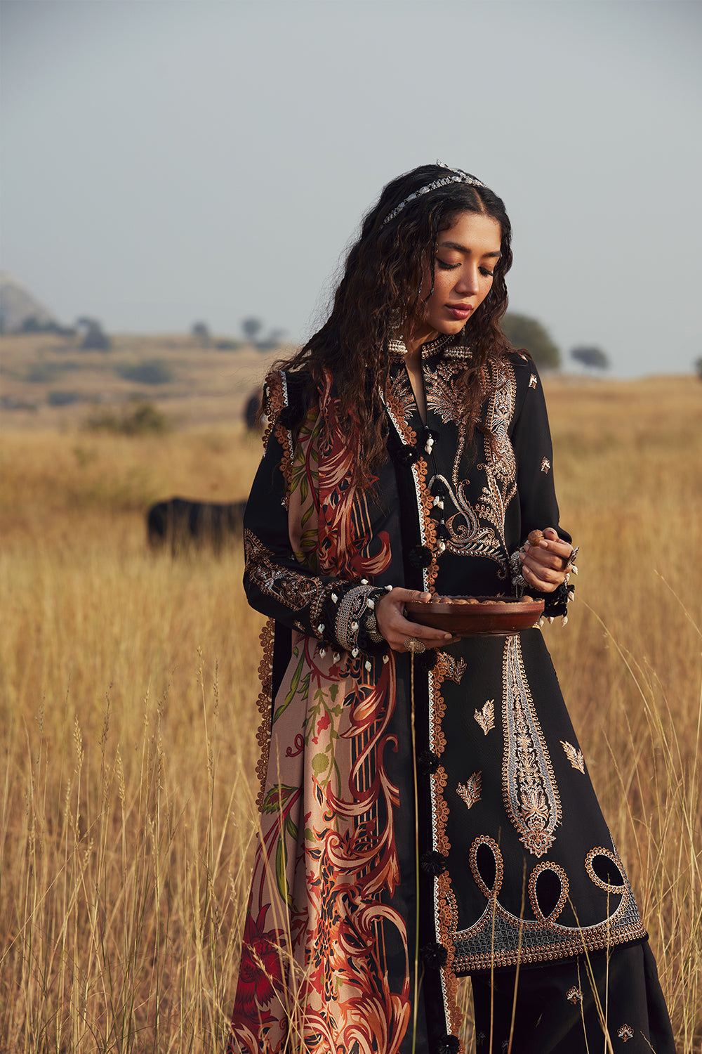 Saira Rizwan | Winter Khaddar 25 | MAHTAAB-SRW25-01 - Official Saira Rizwan stockist in UK - Sakeena London