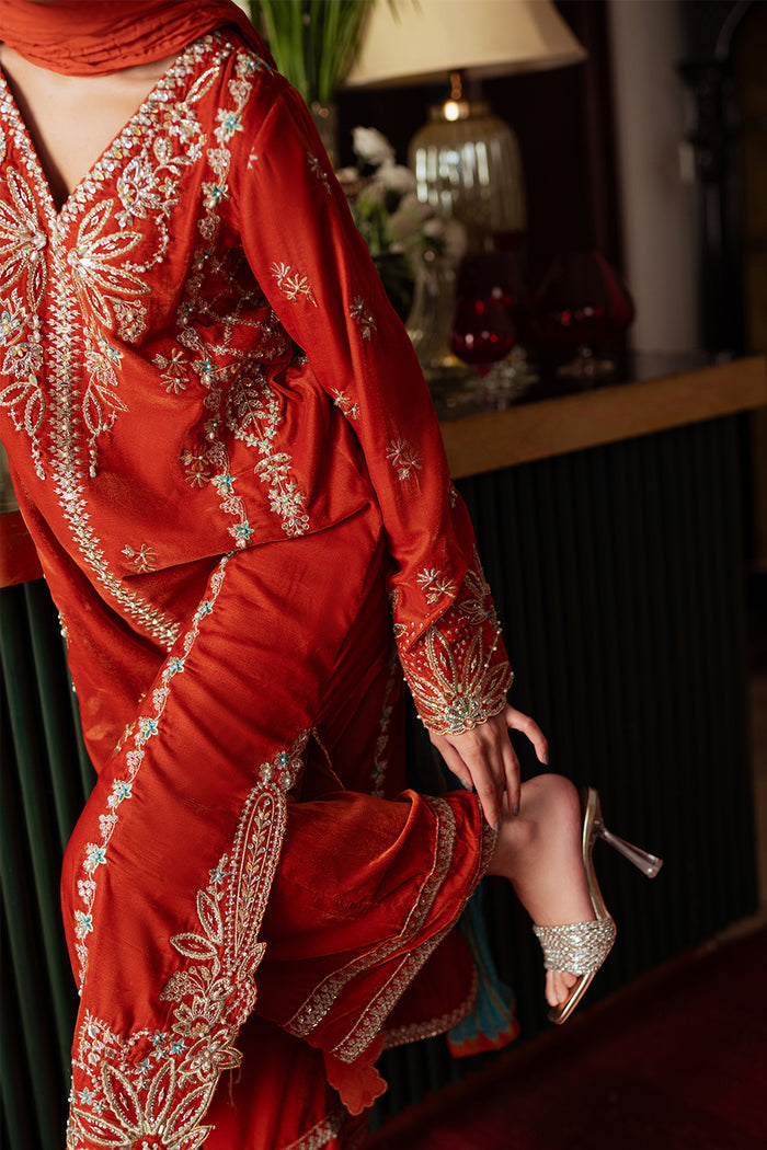 Saira Rizwan | Velvet Pret 25 | NEELAM-SRVP25-06 - Official Saira Rizwan stockist in UK - Sakeena London