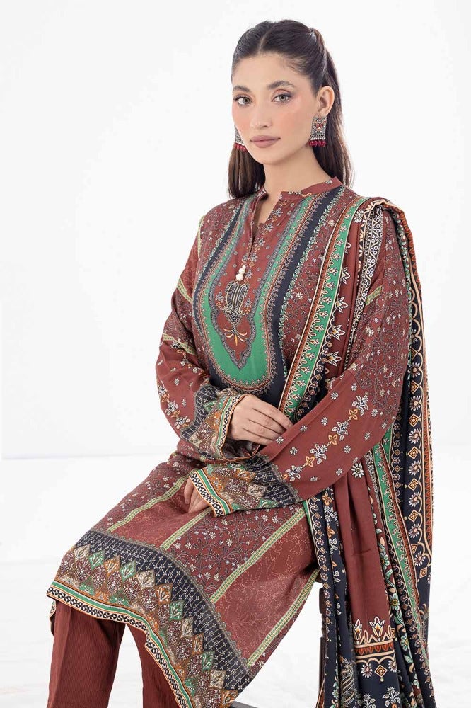 Gul Ahmed | Winter Collection 24 | Suit WNS-32249 A - Official Gul Ahmed stockist in UK - Sakeena London