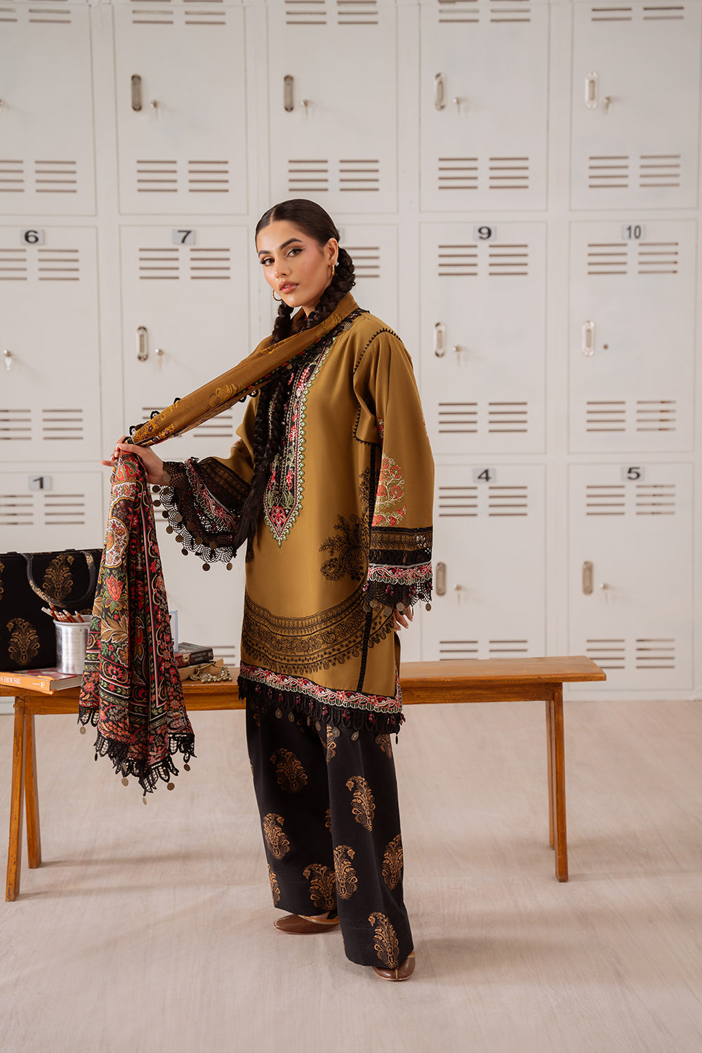 Saira Rizwan | Laanem Summer Lawn 25 | NAZLI-A-SRL25-06 - Official Saira Rizwan stockist in UK - Sakeena London