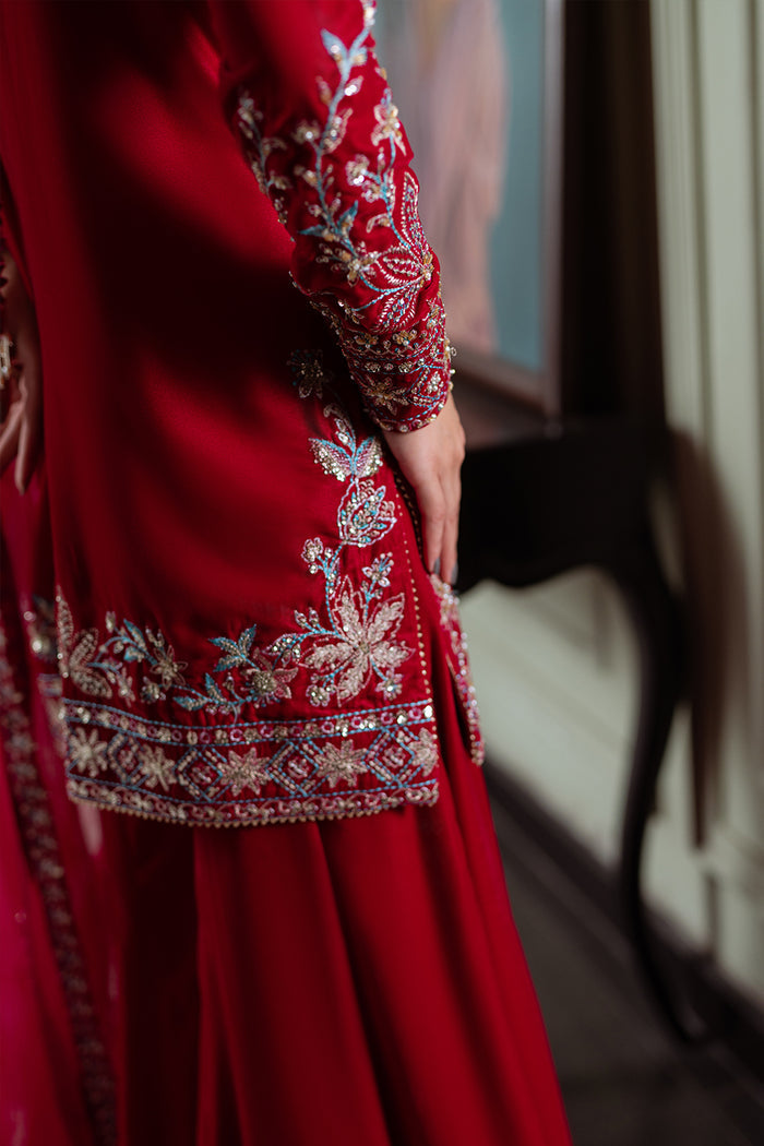 Saira Rizwan | Velvet Pret 25 | SHIREEN-SRVP25-04 - Official Saira Rizwan stockist in UK - Sakeena London
