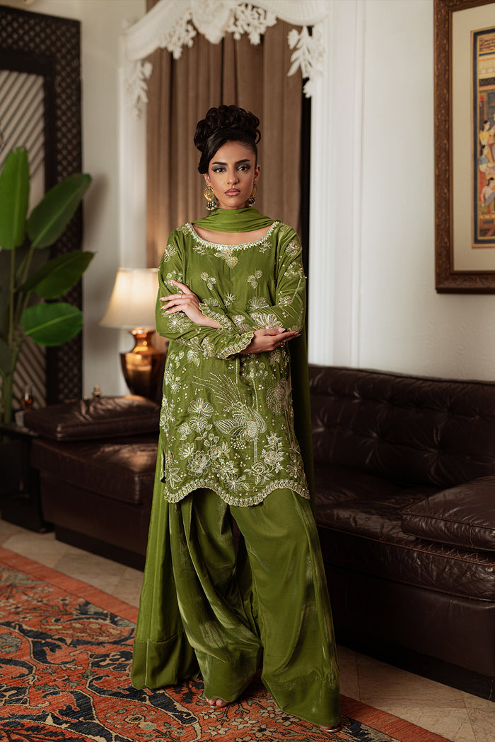 Saira Rizwan | Velvet Pret 25 | KAHWA-SRVP25-08 - Official Saira Rizwan stockist in UK - Sakeena London