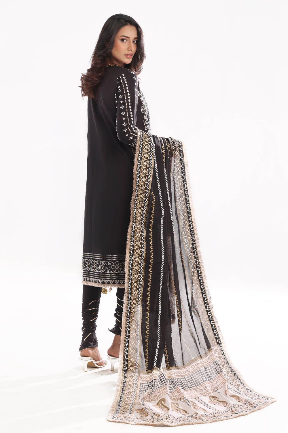 Gul Ahmed | Chunri Lawn 25 | CL-52407 - Official Gul Ahmed stockist in UK - Sakeena London