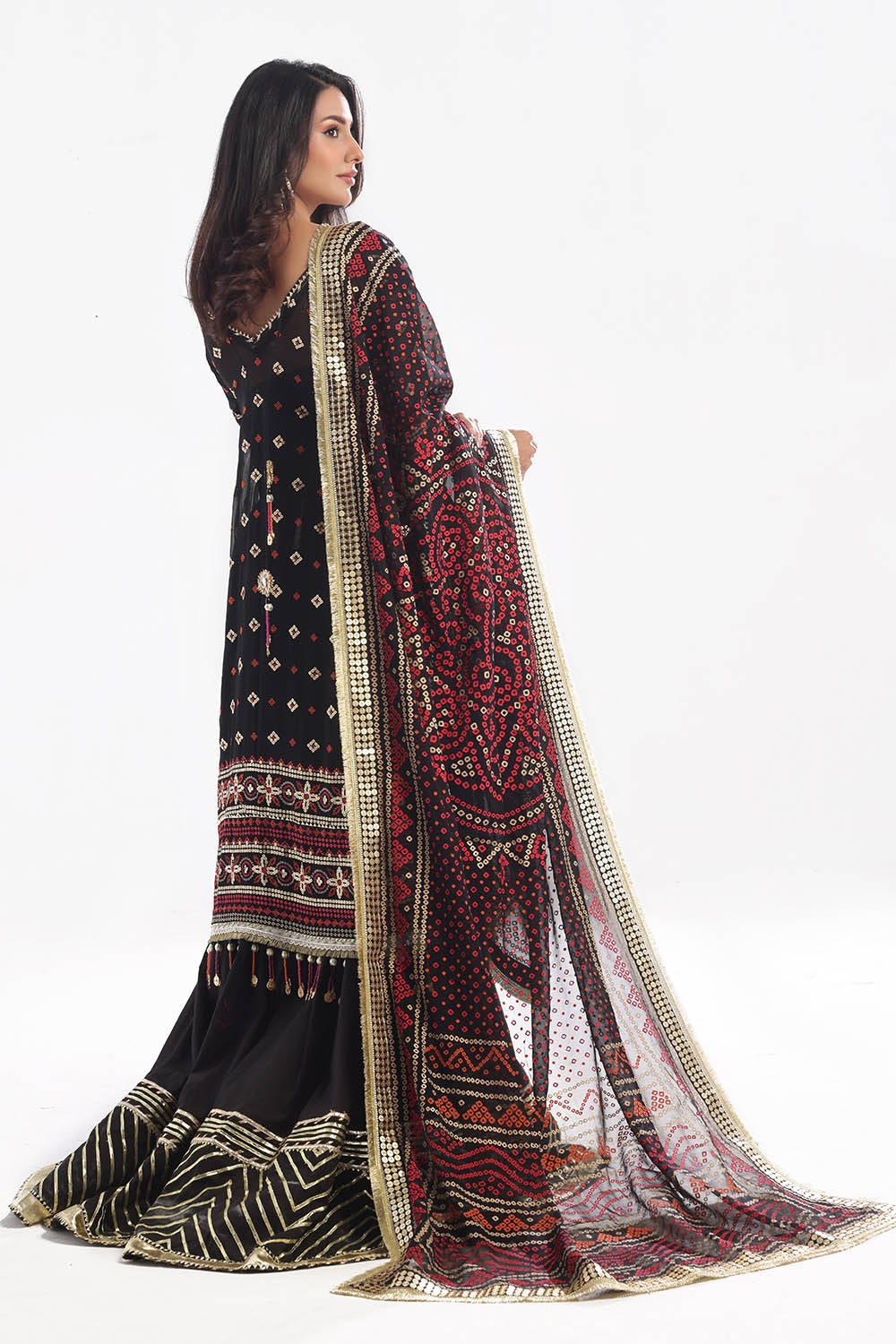 Gul Ahmed | Chunri Lawn 25 | BM-52011 - Official Gul Ahmed stockist in UK - Sakeena London