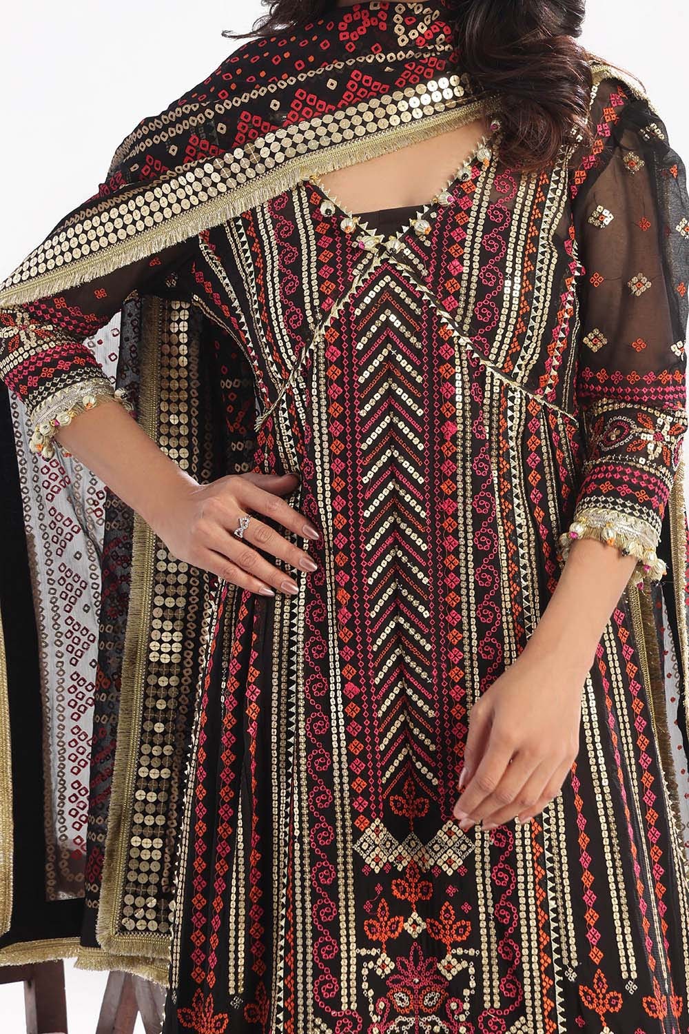 Gul Ahmed | Chunri Lawn 25 | BM-52011 - Official Gul Ahmed stockist in UK - Sakeena London