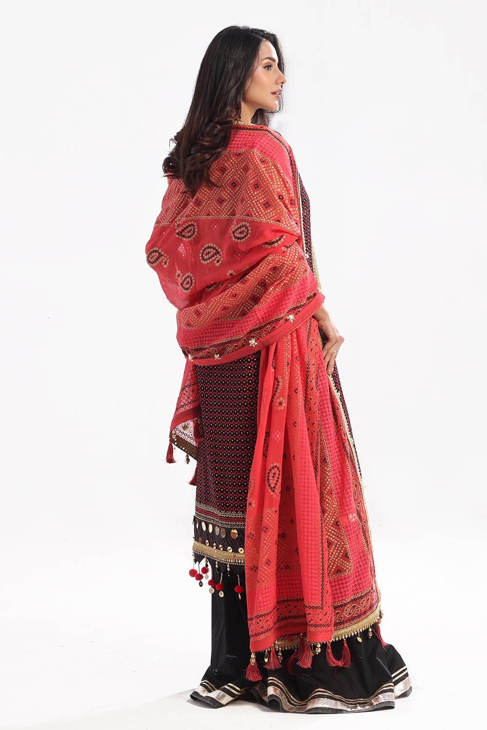 Gul Ahmed | Chunri Lawn 25 | BM-52017 - Official Gul Ahmed stockist in UK - Sakeena London