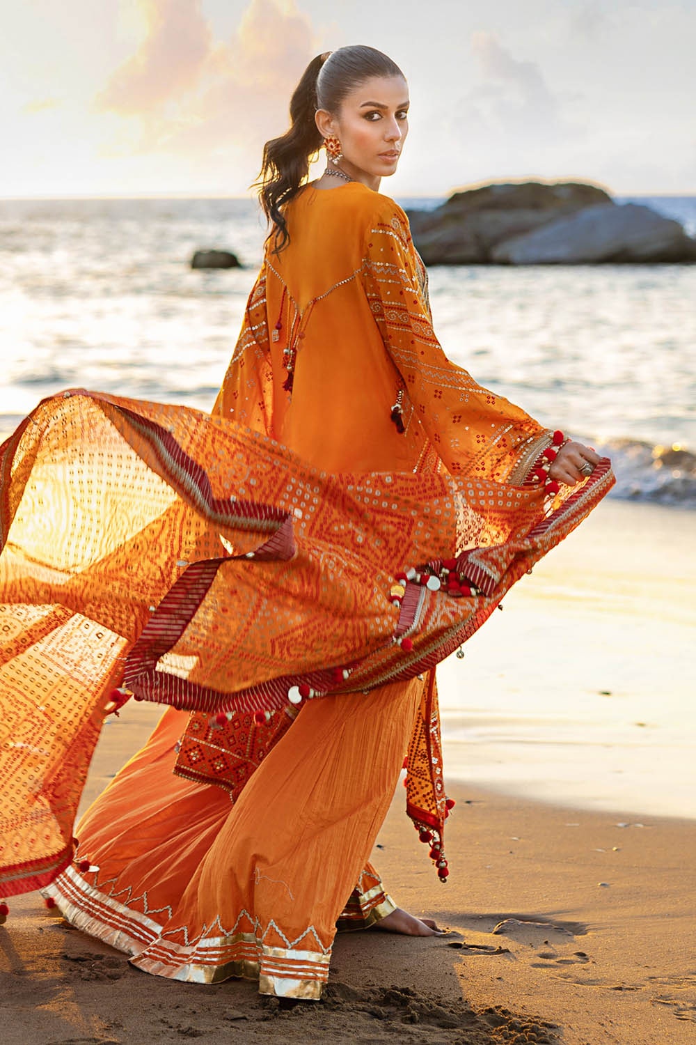 Gul Ahmed | Chunri Lawn 25 | BM-52020 - Official Gul Ahmed stockist in UK - Sakeena London