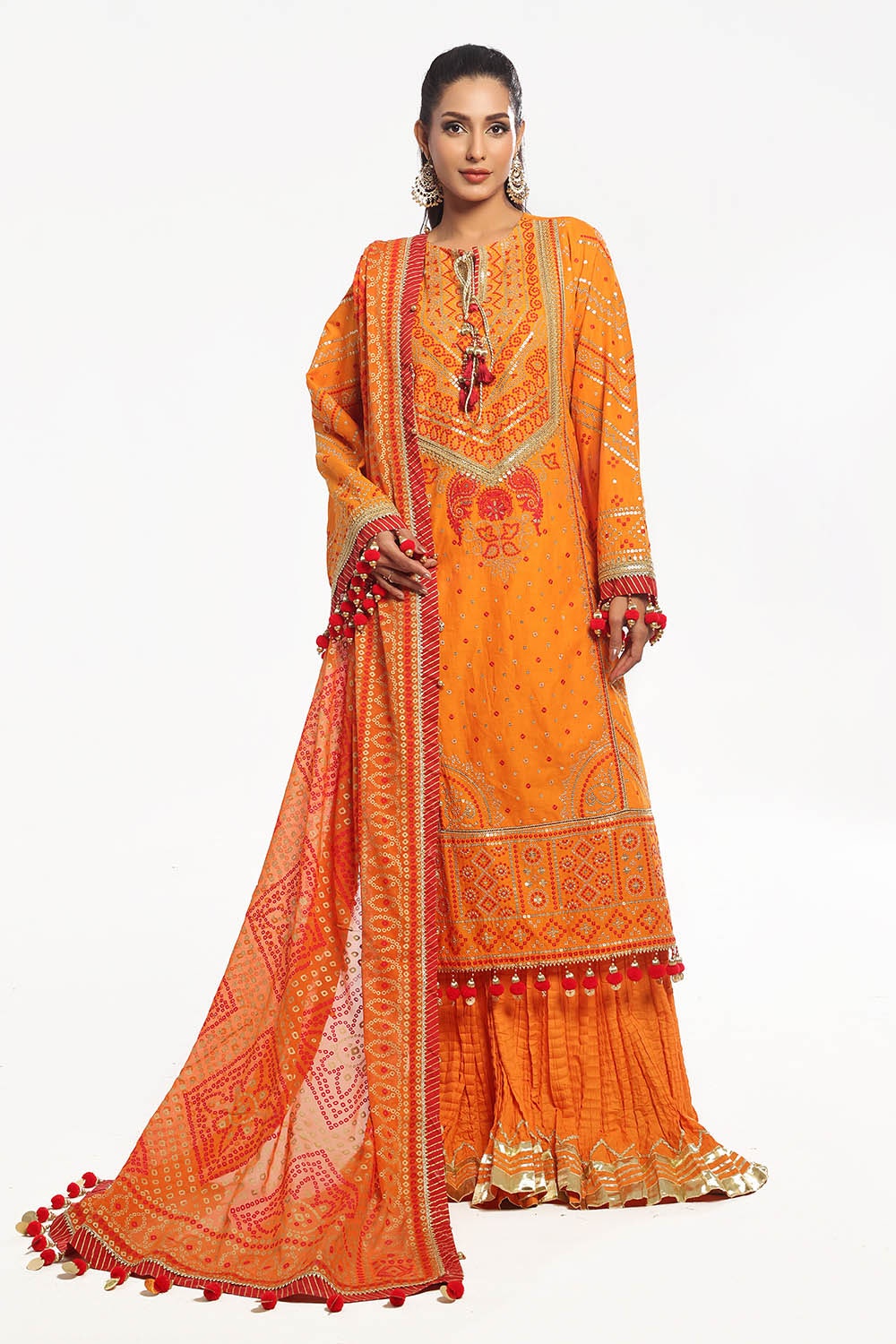 Gul Ahmed | Chunri Lawn 25 | BM-52020 - Official Gul Ahmed stockist in UK - Sakeena London