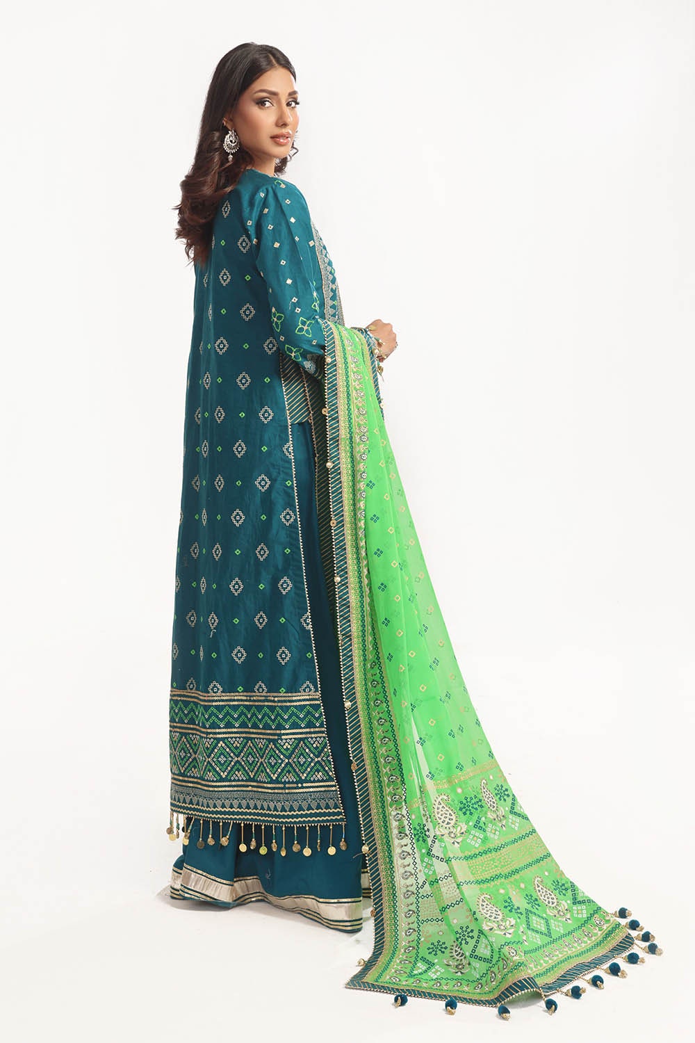 Gul Ahmed | Chunri Lawn 25 | BM-52025 - Official Gul Ahmed stockist in UK - Sakeena London