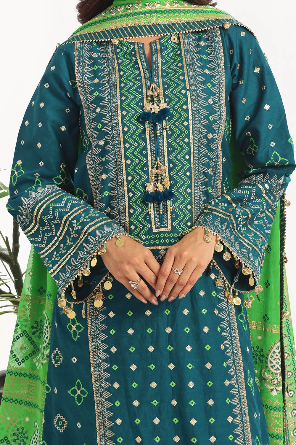 Gul Ahmed | Chunri Lawn 25 | BM-52025 - Official Gul Ahmed stockist in UK - Sakeena London