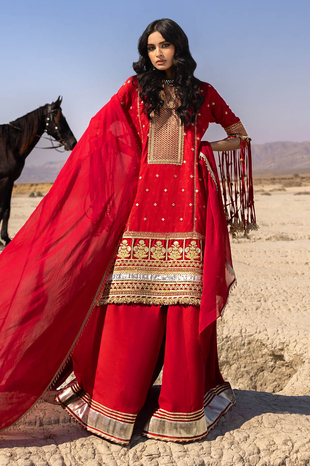 Gul Ahmed | Chunri Lawn 25 | BM-52019 - Official Gul Ahmed stockist in UK - Sakeena London