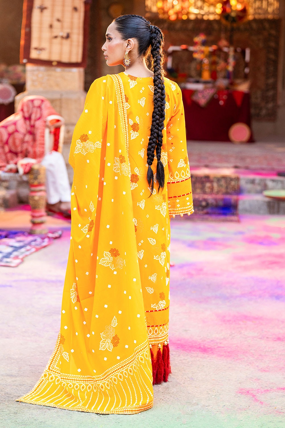 Gul Ahmed | Chunri Lawn 25 | CL-52177 A - Official Gul Ahmed stockist in UK - Sakeena London