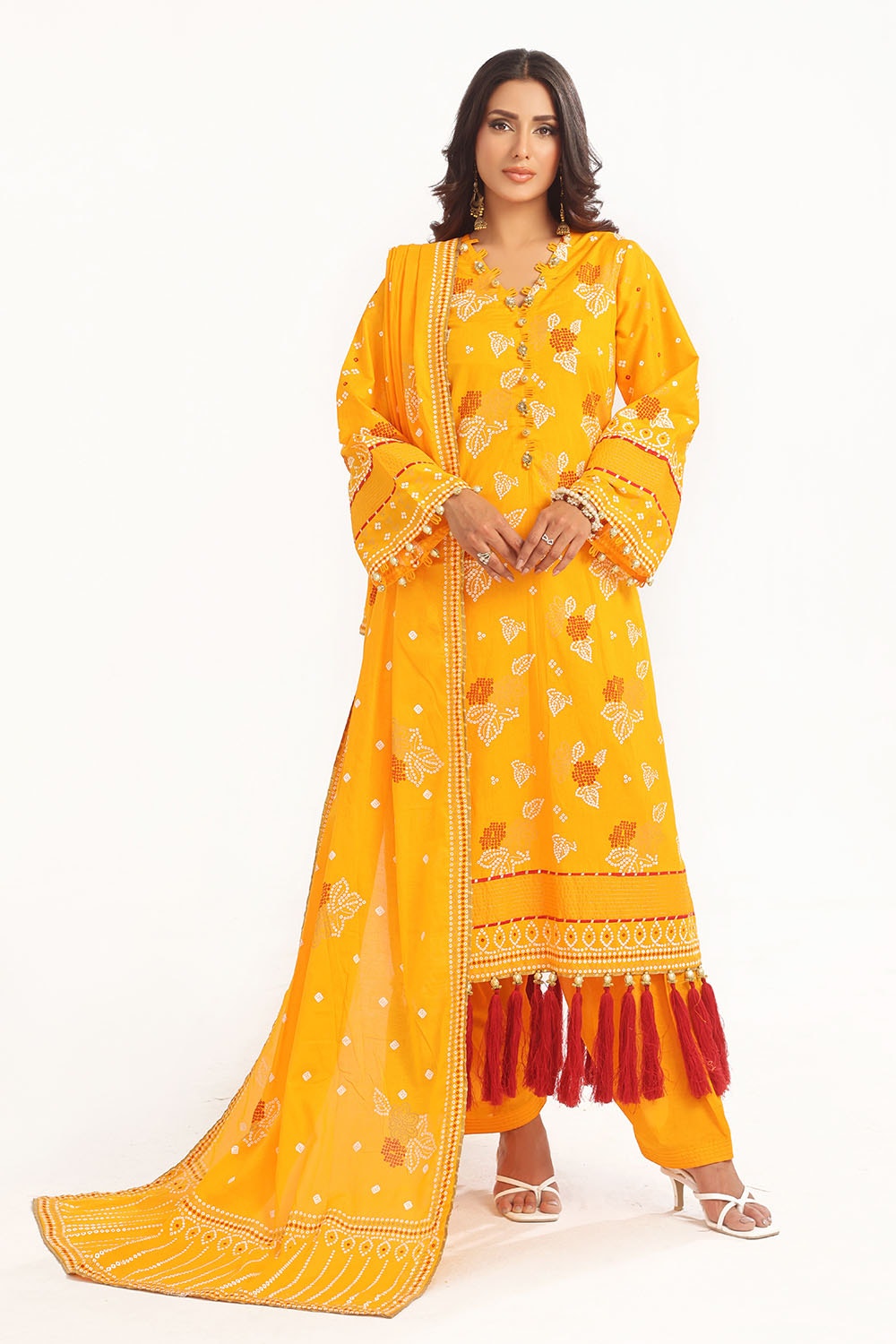 Gul Ahmed | Chunri Lawn 25 | CL-52177 A - Official Gul Ahmed stockist in UK - Sakeena London