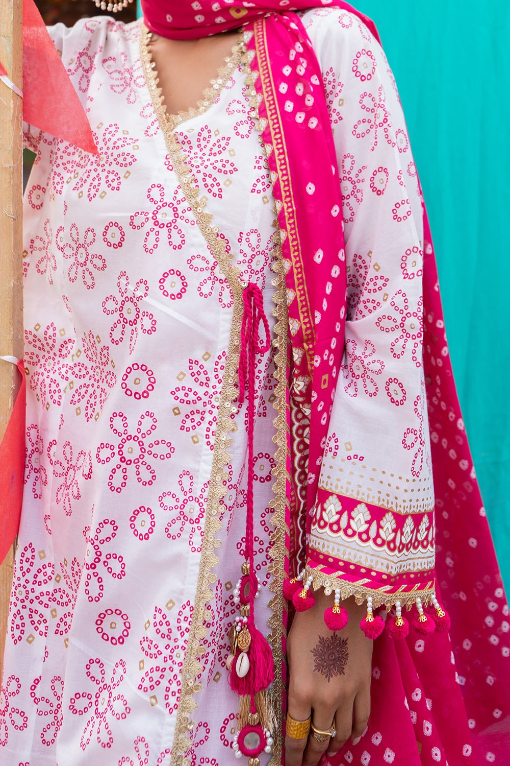 Gul Ahmed | Chunri Lawn 25 | CL-52411 A - Official Gul Ahmed stockist in UK - Sakeena London