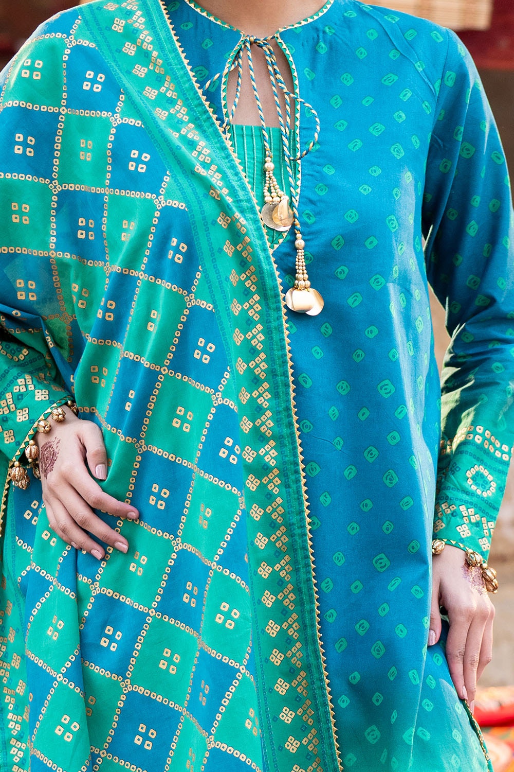 Gul Ahmed | Chunri Lawn 25 | CL-52410 A - Official Gul Ahmed stockist in UK - Sakeena London