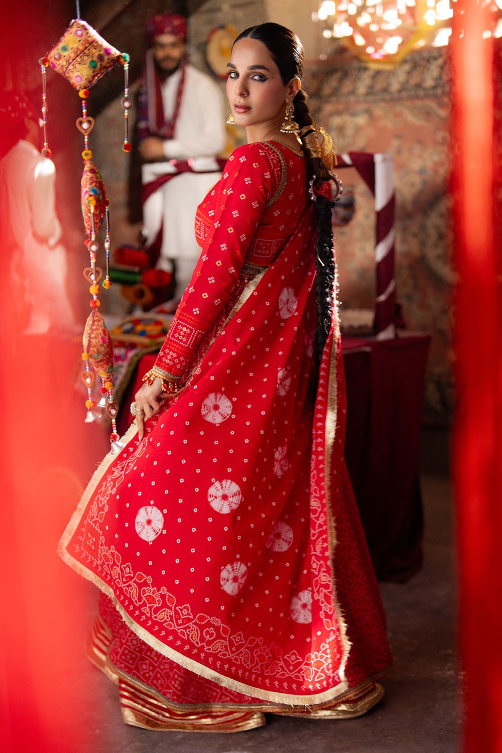 Gul Ahmed | Chunri Lawn 25 | CL-52484 B - Official Gul Ahmed stockist in UK - Sakeena London