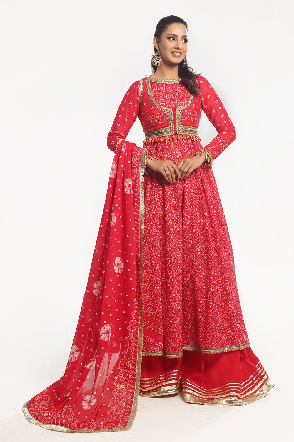Gul Ahmed | Chunri Lawn 25 | CL-52484 B - Official Gul Ahmed stockist in UK - Sakeena London