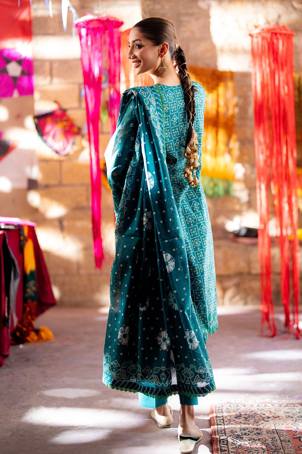 Gul Ahmed | Chunri Lawn 25 | CL-52484 A - Official Gul Ahmed stockist in UK - Sakeena London
