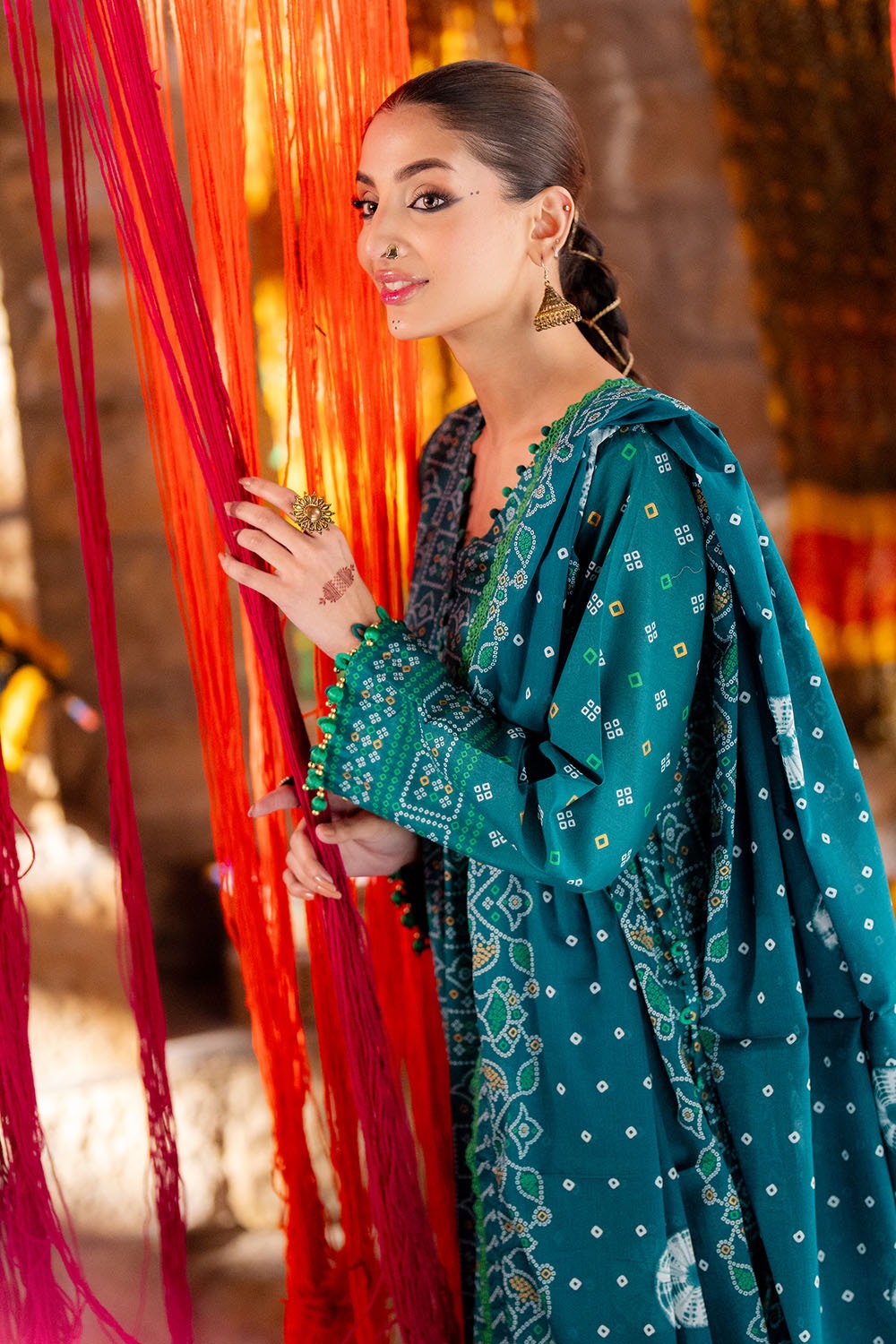 Gul Ahmed | Chunri Lawn 25 | CL-52484 A - Official Gul Ahmed stockist in UK - Sakeena London