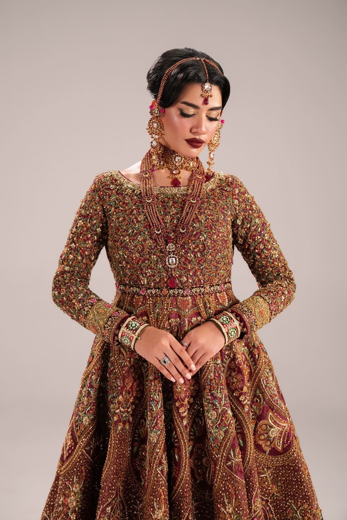 Fahad Hussayn | Mutanjan Bridals | Gul-e-anar - Official Fahad Hussayn stockist in UK - Sakeena London