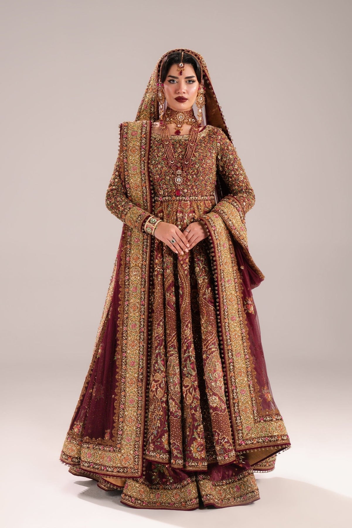 Fahad Hussayn | Mutanjan Bridals | Gul-e-anar - Official Fahad Hussayn stockist in UK - Sakeena London