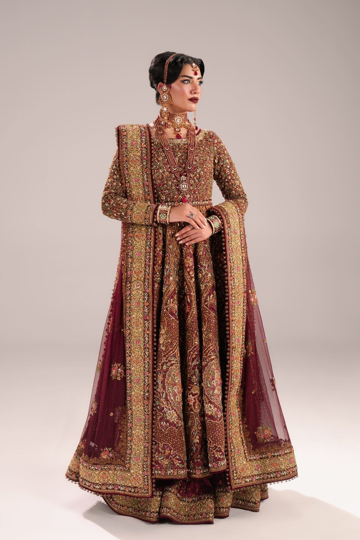 Fahad Hussayn | Mutanjan Bridals | Gul-e-anar - Official Fahad Hussayn stockist in UK - Sakeena London
