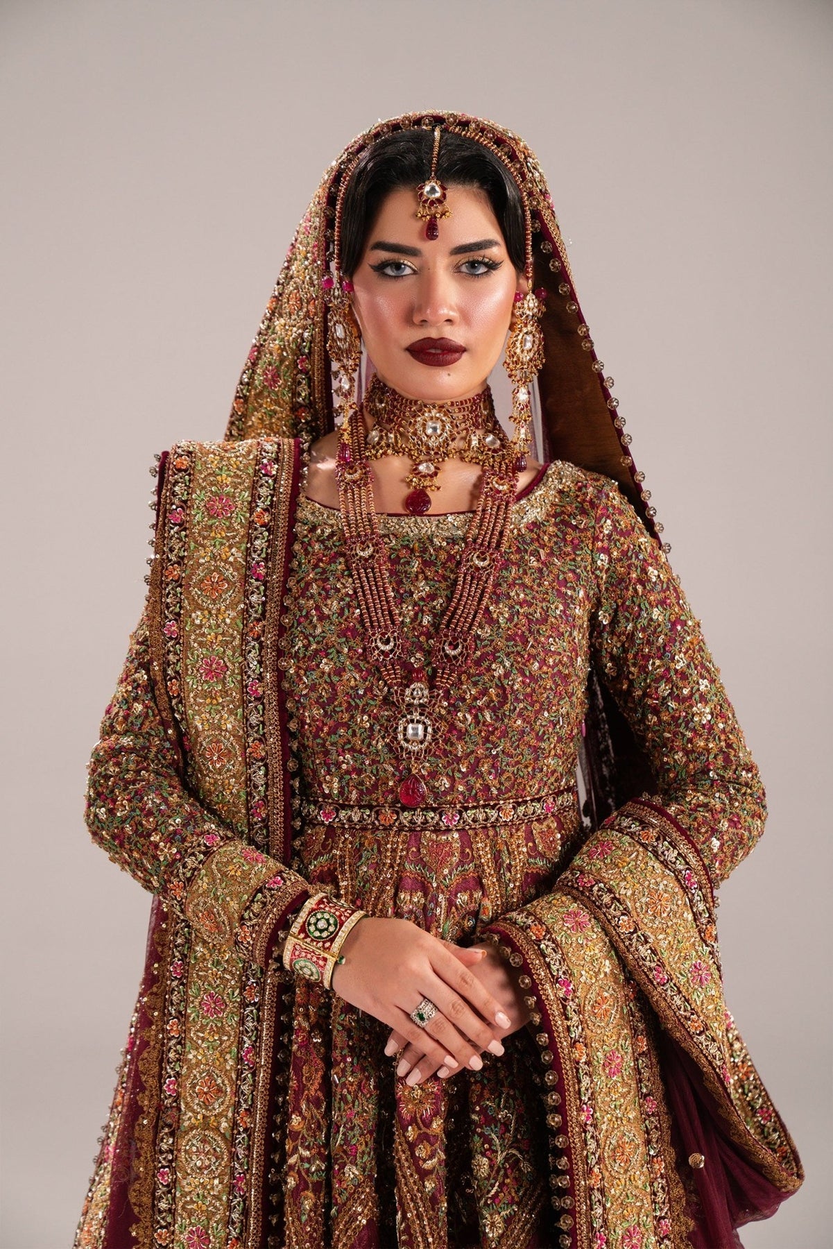 Fahad Hussayn | Mutanjan Bridals | Gul-e-anar - Official Fahad Hussayn stockist in UK - Sakeena London