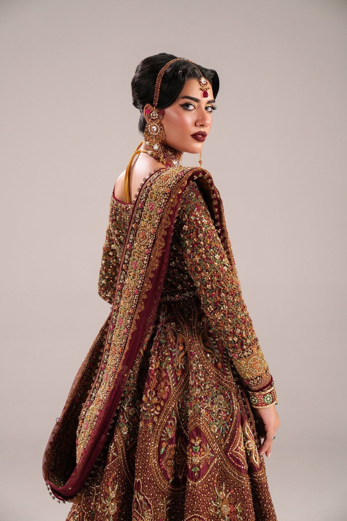 Fahad Hussayn | Mutanjan Bridals | Gul-e-anar - Official Fahad Hussayn stockist in UK - Sakeena London