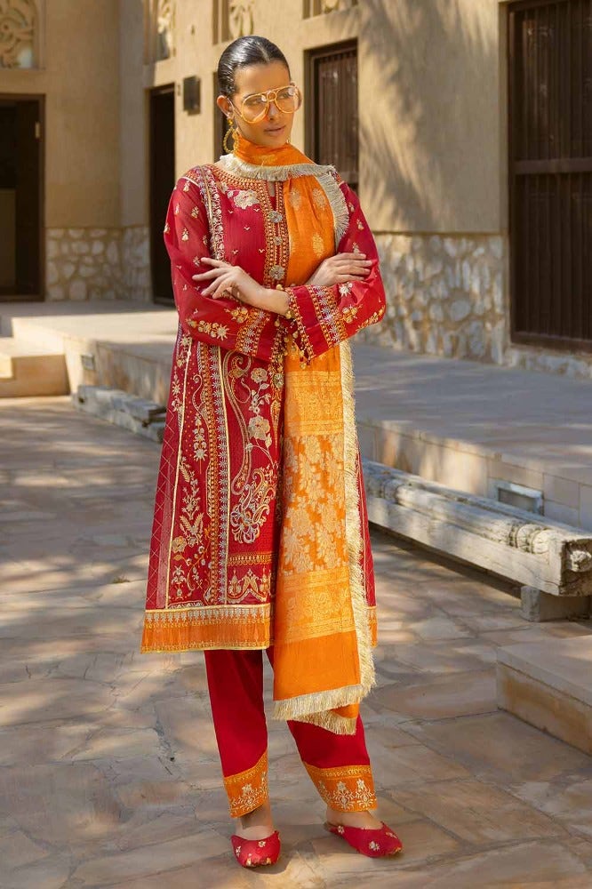 Gul Ahmed | Eid Collection | FE-42056 - Official Gul Ahmed stockist in UK - Sakeena London