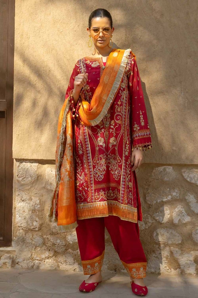 Gul Ahmed | Eid Collection | FE-42056 - Official Gul Ahmed stockist in UK - Sakeena London