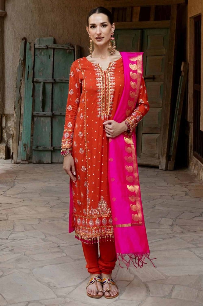 Gul Ahmed | Eid Collection | FE-42078 - Official Gul Ahmed stockist in UK - Sakeena London