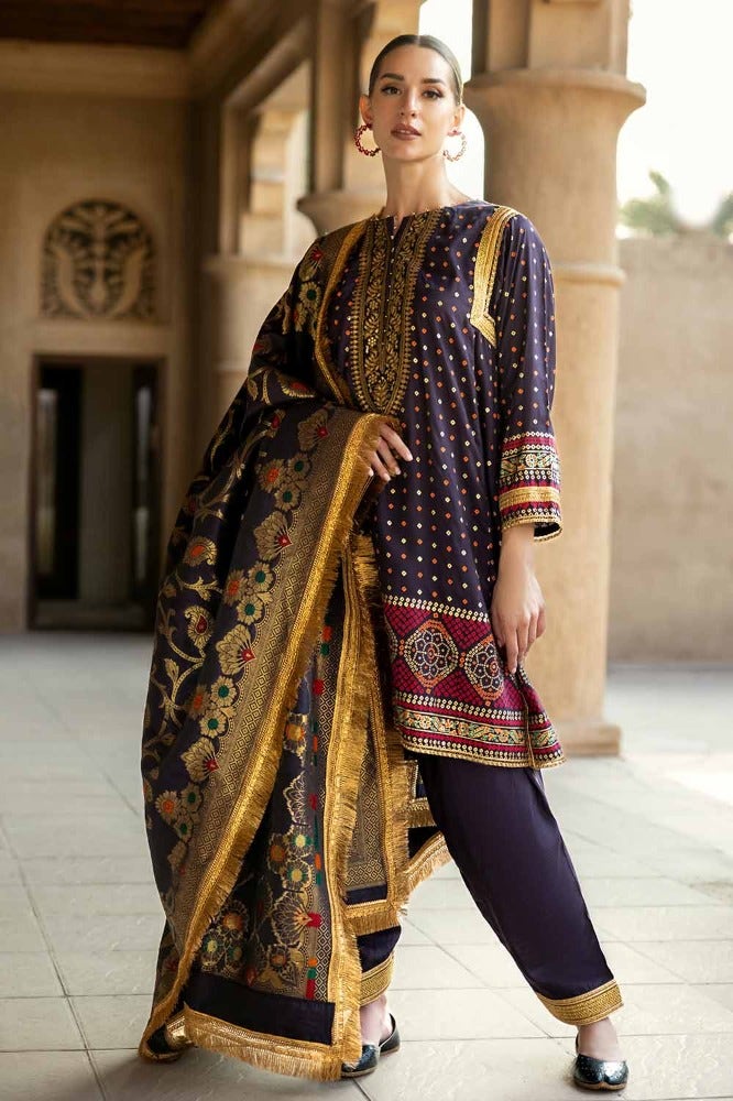 Gul Ahmed | Eid Collection | FE-42079 - Official Gul Ahmed stockist in UK - Sakeena London