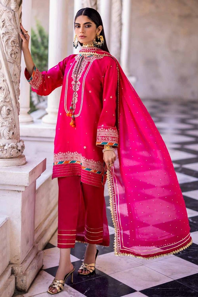 Gul Ahmed | Eid Collection | FE-42012 - Official Gul Ahmed stockist in UK - Sakeena London