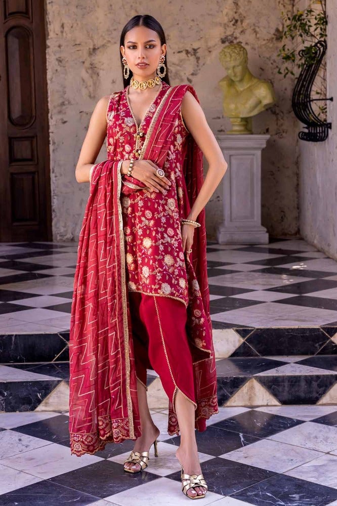 Gul Ahmed | Eid Collection | FE-42035 - Official Gul Ahmed stockist in UK - Sakeena London