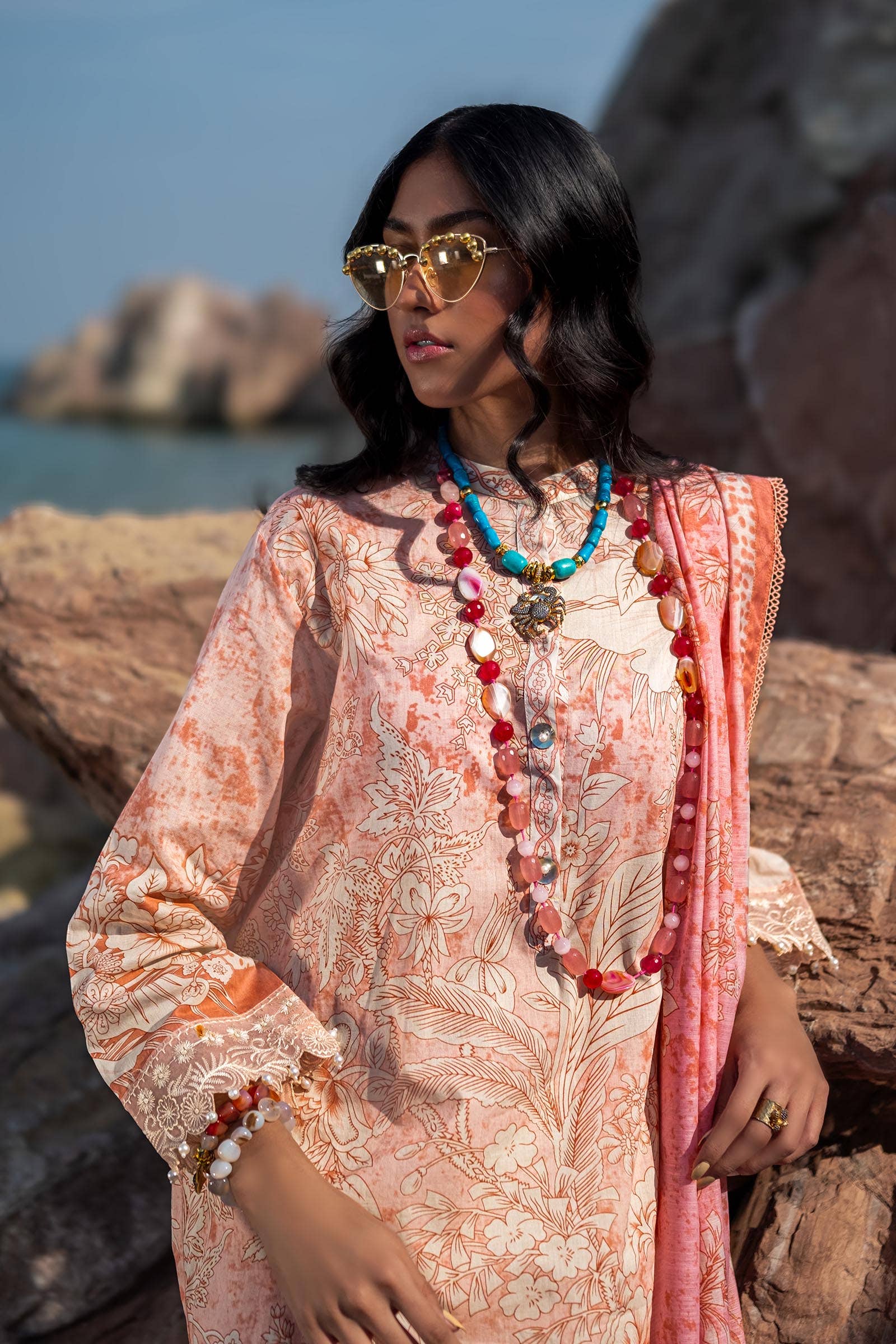 Sana Safinaz | Mahay Spring 24 | H241-009B-2DD - Official Sana Safinaz stockist in UK - Sakeena London