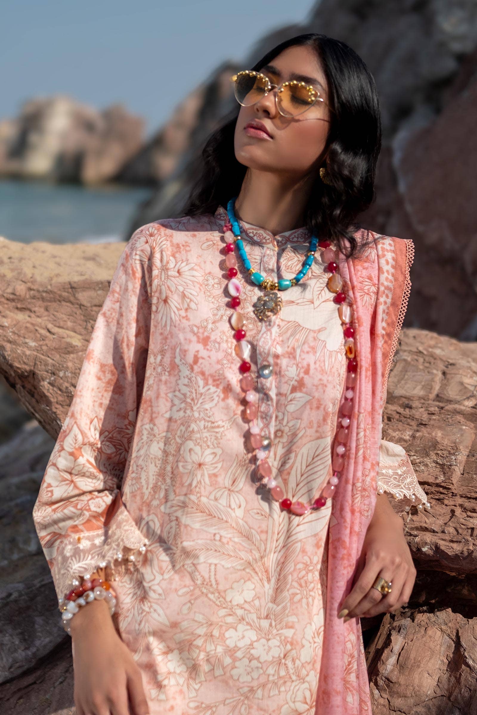 Sana Safinaz | Mahay Spring 24 | H241-009B-2DD - Official Sana Safinaz stockist in UK - Sakeena London