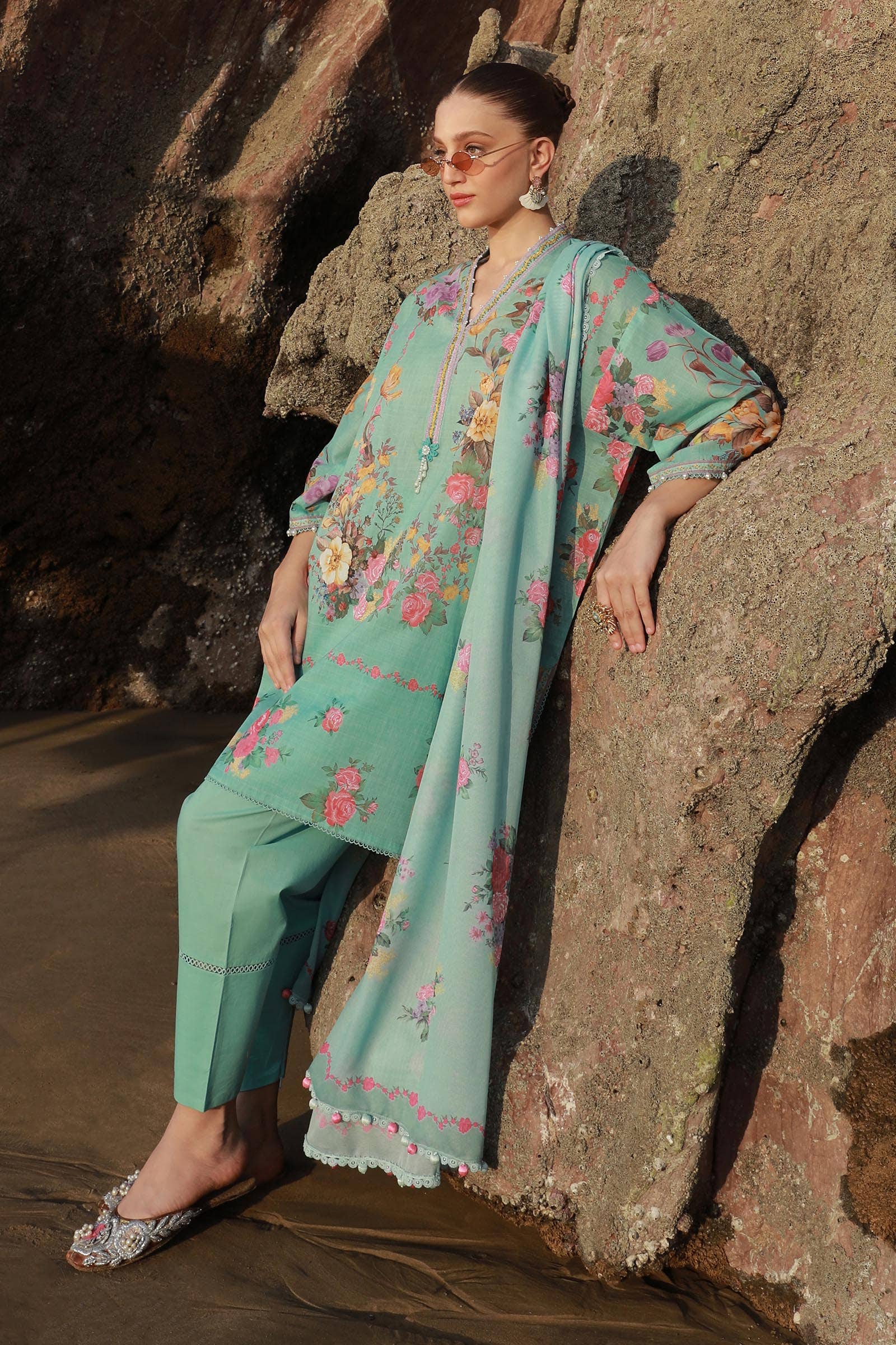 Sana Safinaz | Mahay Spring 24 | H241-026B-3CS - Official Sana Safinaz stockist in UK - Sakeena London