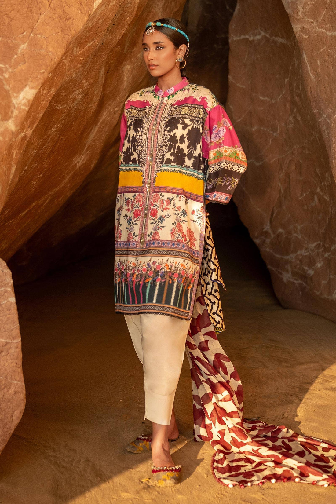 Sana Safinaz | Mahay Spring 24 | H241-027A-2I - Official Sana Safinaz stockist in UK - Sakeena London