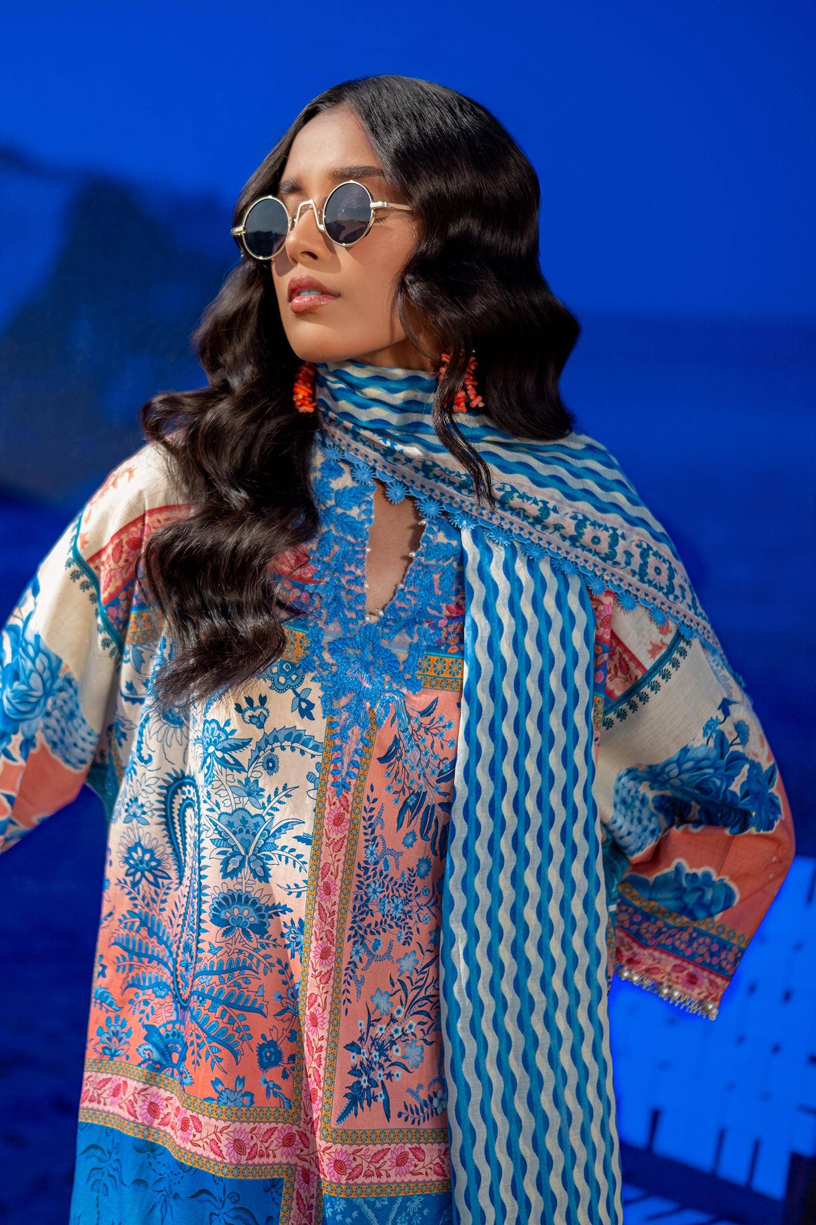 Sana Safinaz | Mahay Spring 24 | H241-028B-2BG - Official Sana Safinaz stockist in UK - Sakeena London