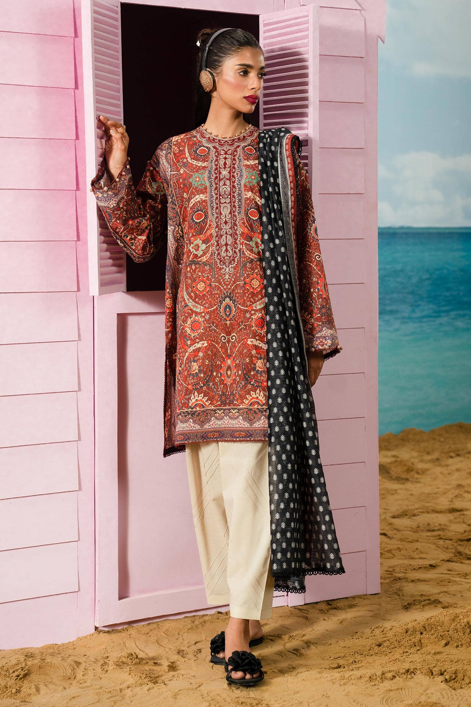 Sana Safinaz | Mahay Summer Lawn 24 | S-42 - Official Sana Safinaz stockist in UK - Sakeena London