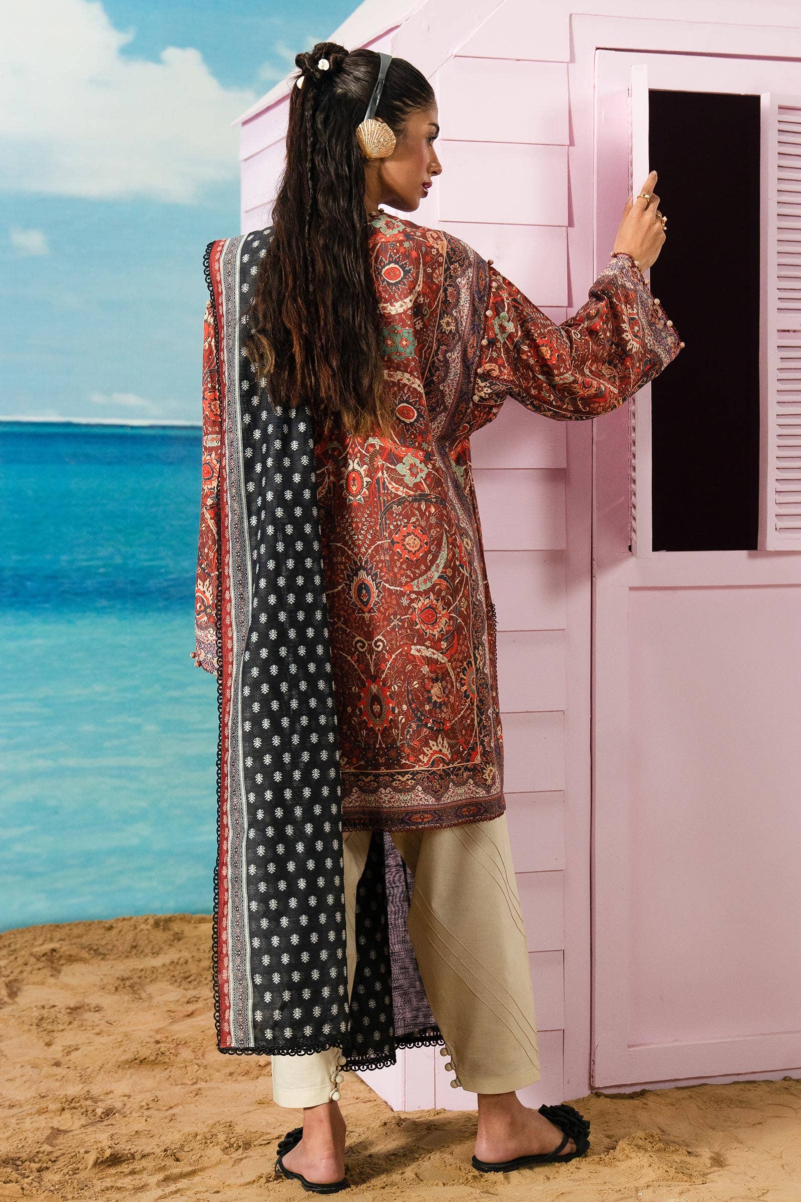 Sana Safinaz | Mahay Summer Lawn 24 | S-42 - Official Sana Safinaz stockist in UK - Sakeena London