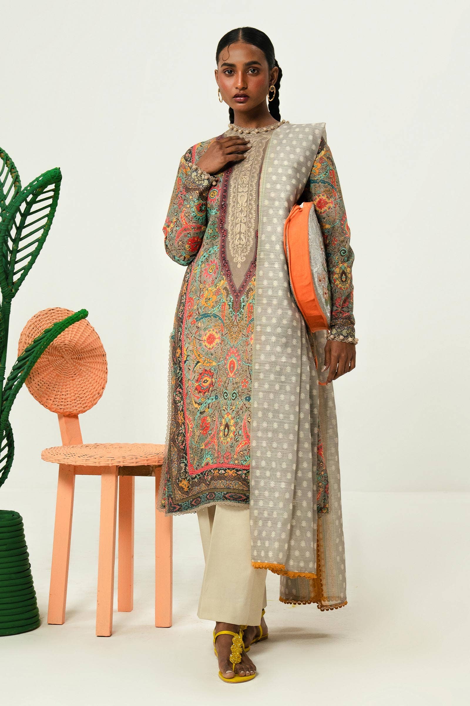 Sana Safinaz | Mahay Summer Lawn 24 | S-41 - Official Sana Safinaz stockist in UK - Sakeena London