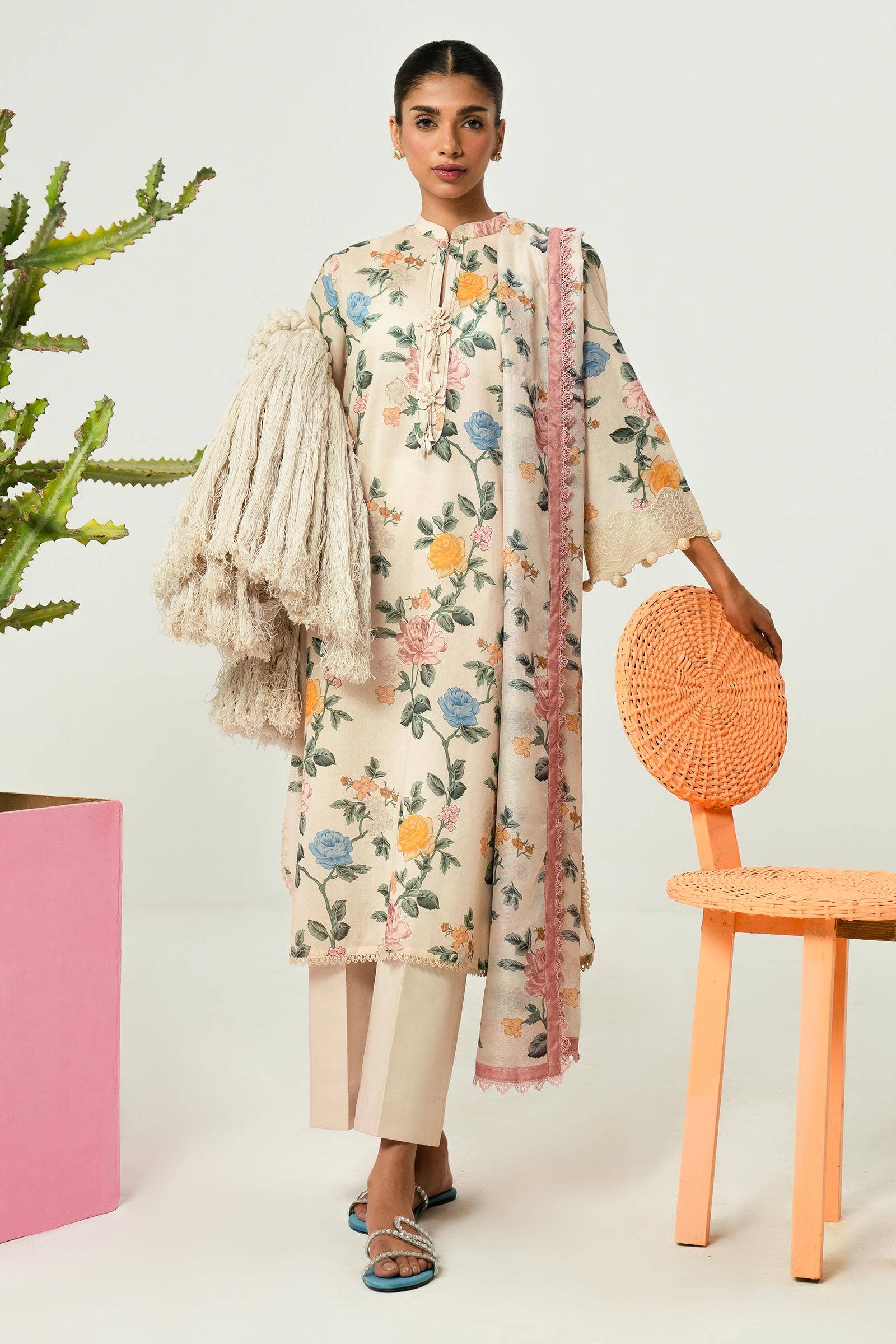 Sana Safinaz | Mahay Summer Lawn 24 | S-40 - Official Sana Safinaz stockist in UK - Sakeena London